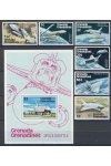 Grenada Grenadines známky Mi 253-58 + Bl 31 - Kosmos