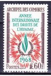 Comores známky 1968 Droits de l´homme