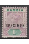 Gambia známky Mi 27 Specimen