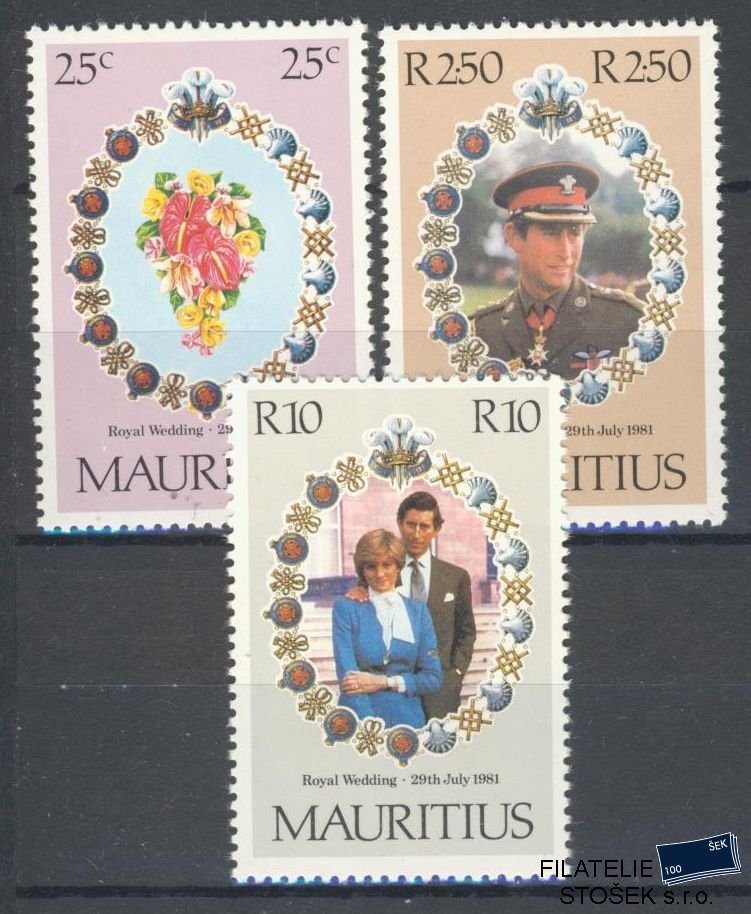 Mauritius známky Mi 516-8