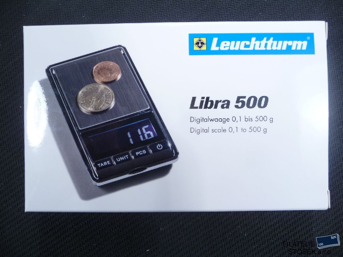 Digitální váha na mince Leuchtturm Libra 500