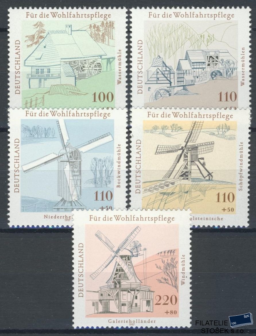 Bundes známky Mi 1948-52