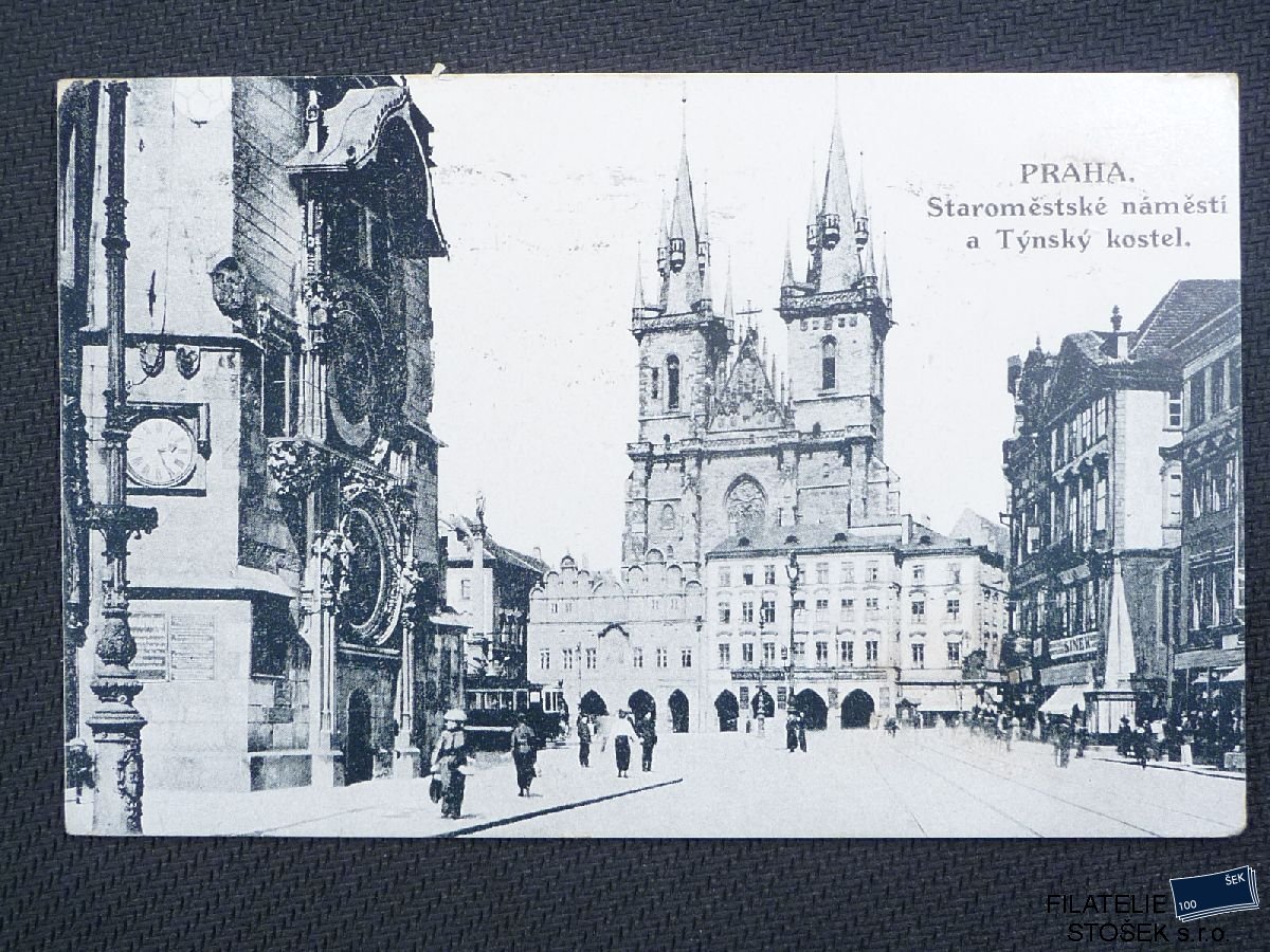 Pohlednice - Praha - Staroměstské náměstí