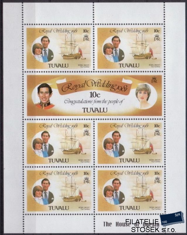 Tuvalu Mi 0145-50Kl+Bl.5