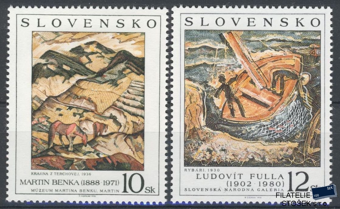 Slovensko známky 164-5