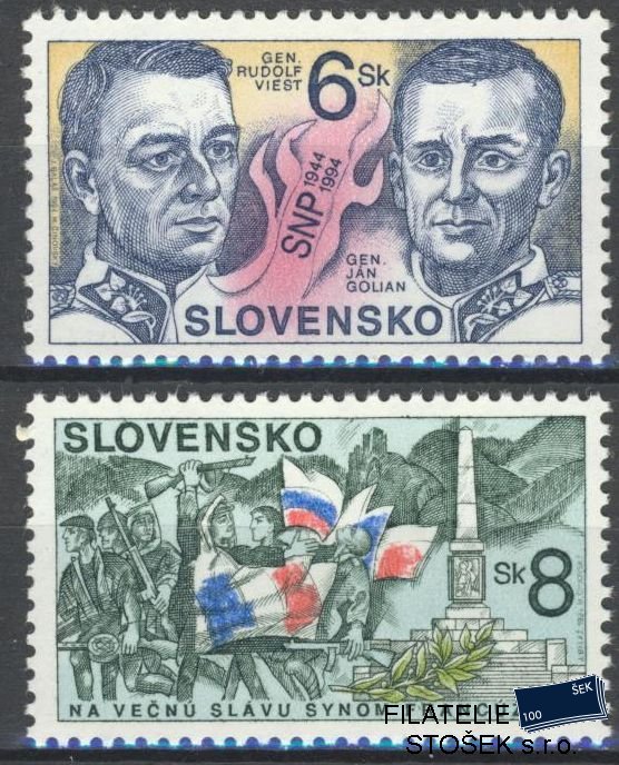 Slovensko známky 39-40