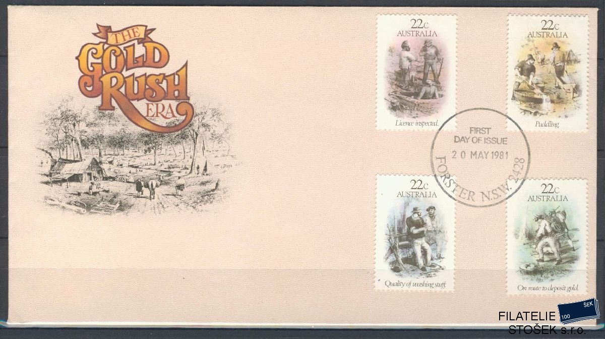 Austrálie známky FDC Mi 749-52