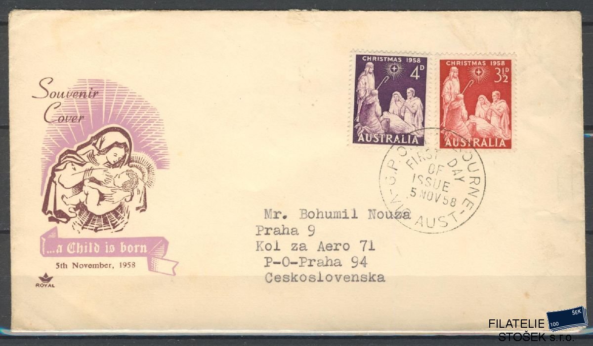 Austrálie známky FDC Mi 286-87