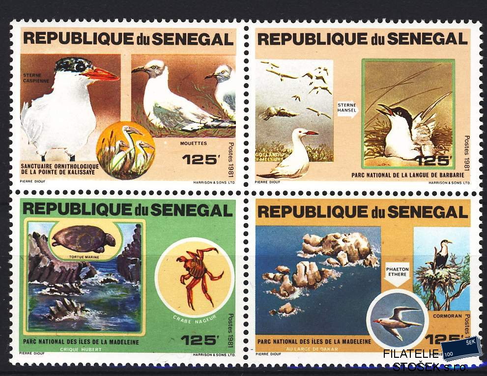 Senegal známky Mi 741-44