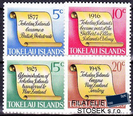 Tokelau známky Mi 9-12