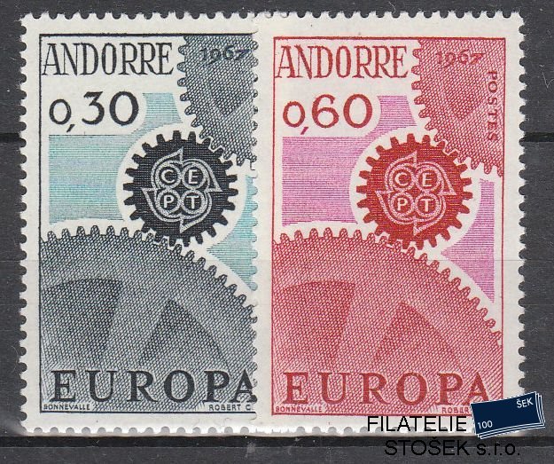 Andora fr. známky Mi 0199-200