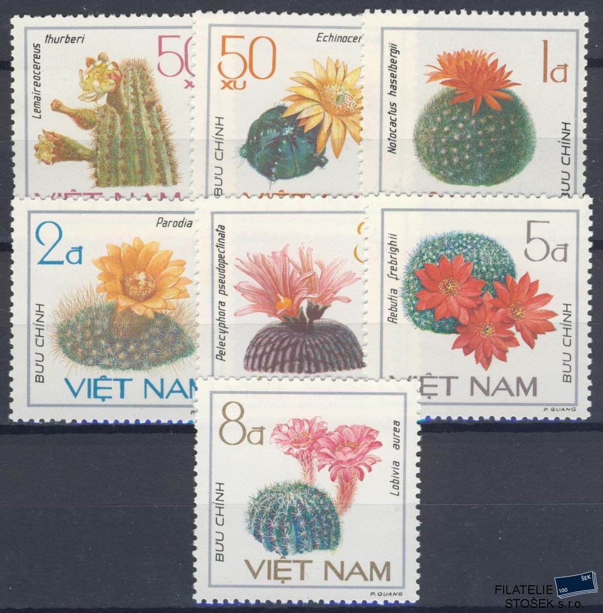 Vietnam známky Mi 1546-52 - Kytky